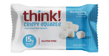 Think! Crispy Protein Squares Marshmallow Crunch 1.48oz 10ct